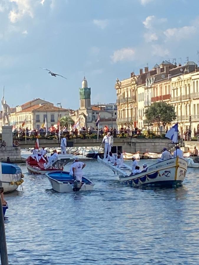 Escale Paisible A Sete, Belle Terrasse Vue Sur Mer Eksteriør billede