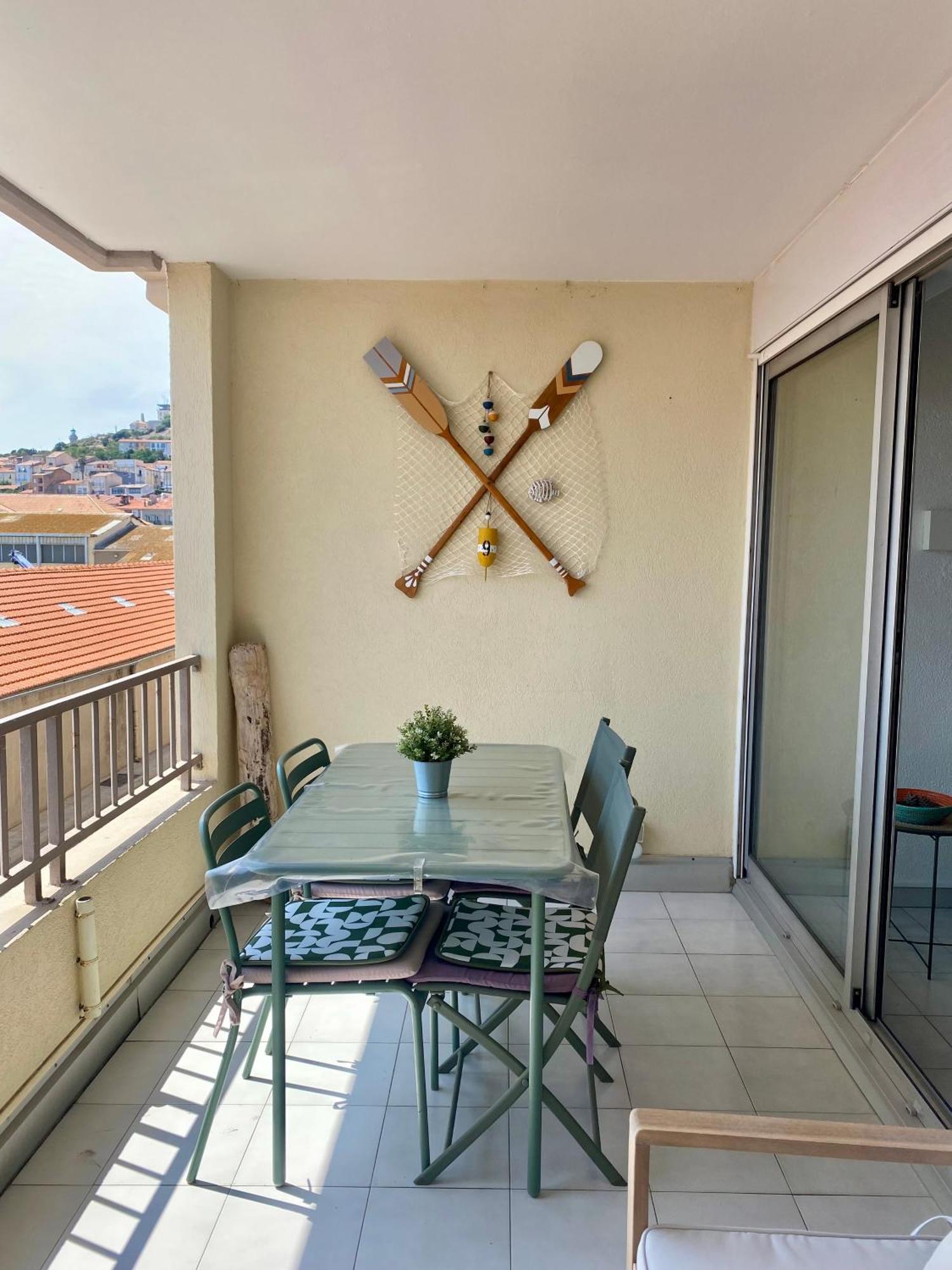 Escale Paisible A Sete, Belle Terrasse Vue Sur Mer Eksteriør billede